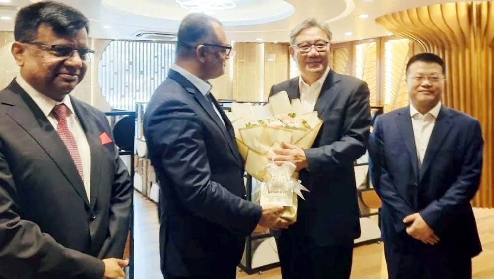 ১০০ ব্যবসায়ী নিয়ে ঢাকায় চীনের বাণিজ্যমন্ত্রী ওয়াং ওয়েনতাও